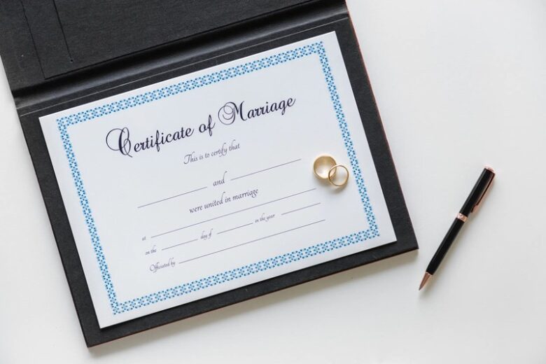 virtual fake marriage certificate